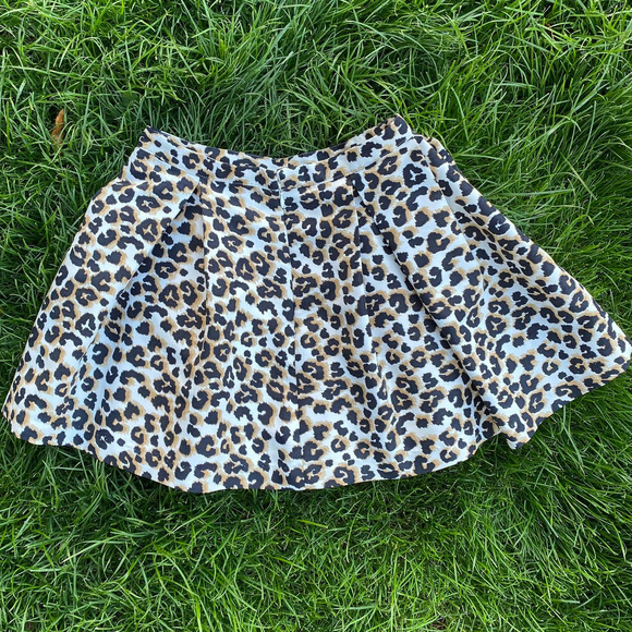 Cheetah Print Mini Skirt Forever 21 Size 24" - Picture 2 of 4